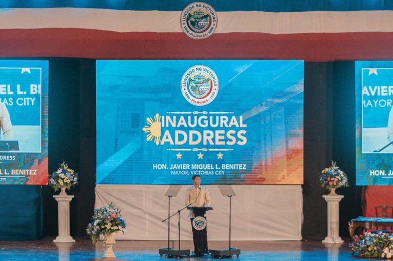 Inauguration and Oath-Taking Ceremonies of Victorias City Mayor Javi Benitez and City Officials