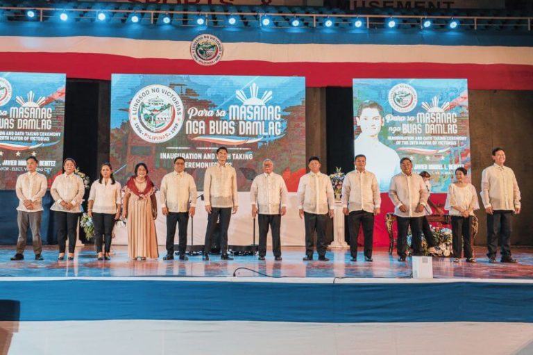 Inauguration and Oath-Taking Ceremonies of Victorias City Mayor Javi Benitez and City Officials