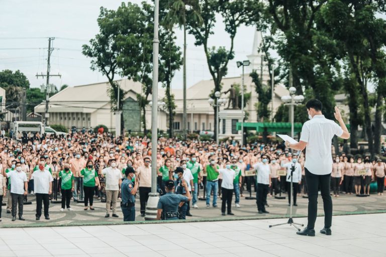 First Flag-Raising Ceremony of Mayor Javi Benitez