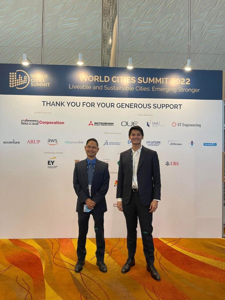 Cong Kiko, Mayor Javi At 2022 World Cities Summit